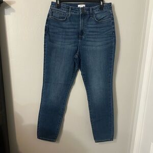 LC Lauren Conrad Dark Blue Ankle Jeans